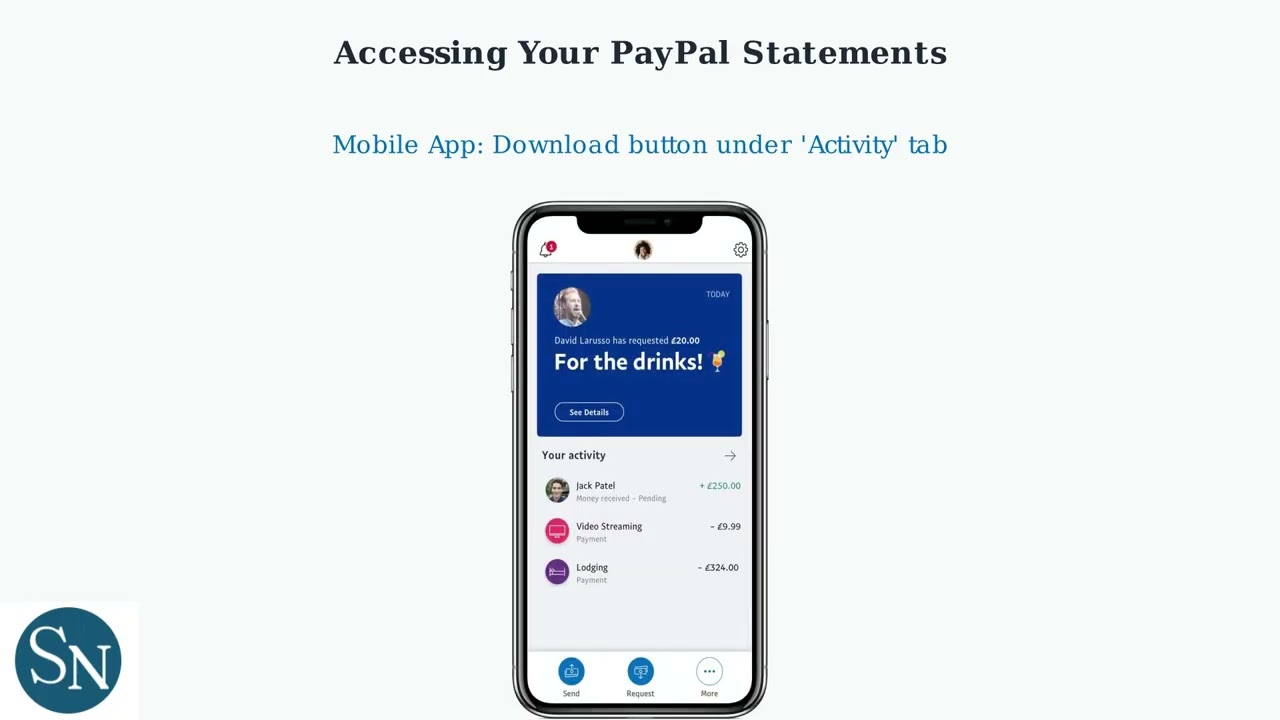 Как получить выписку по счету PayPal &mdash; загрузите ежемесячную выписку в формате PDF и историю тран...