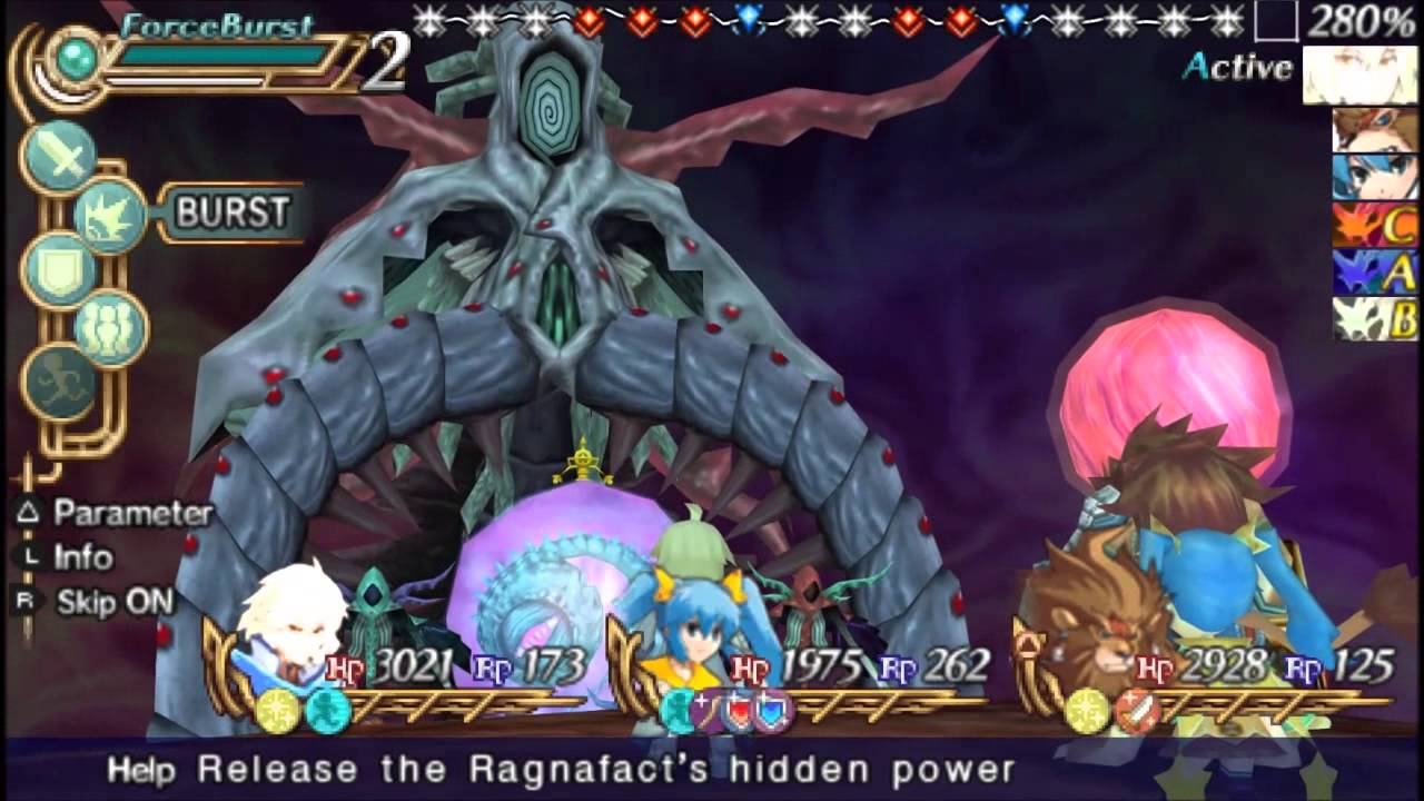 Hexyz Force - Force Necrious Defeated On Hard With Ragnafacts At Level 1 Attack