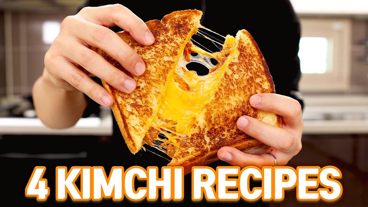 4 NEW Ways To Enjoy Kimchi Feat. Kimchi Grilled Cheese