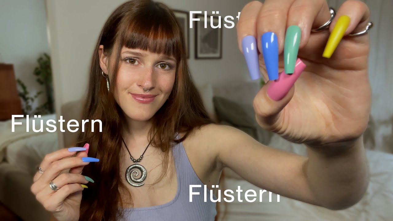 Positive Affirmations for good Sleep 🌈 german whispering