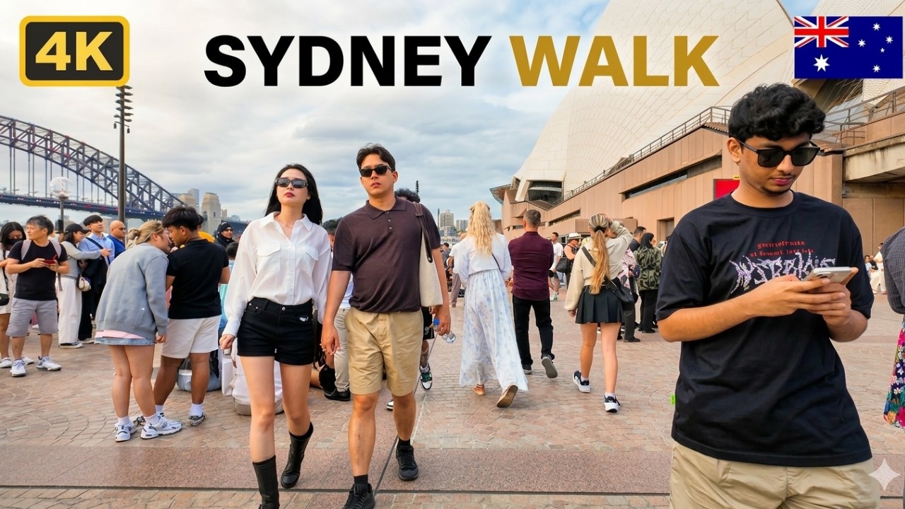 Sydney Opera House 4K Walking Tour 2026!!
