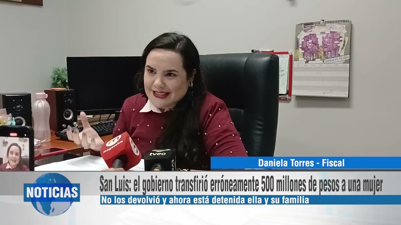 El Gobierno de San Luis transfirió erróneamente 500 millones de pesos a una mujer
