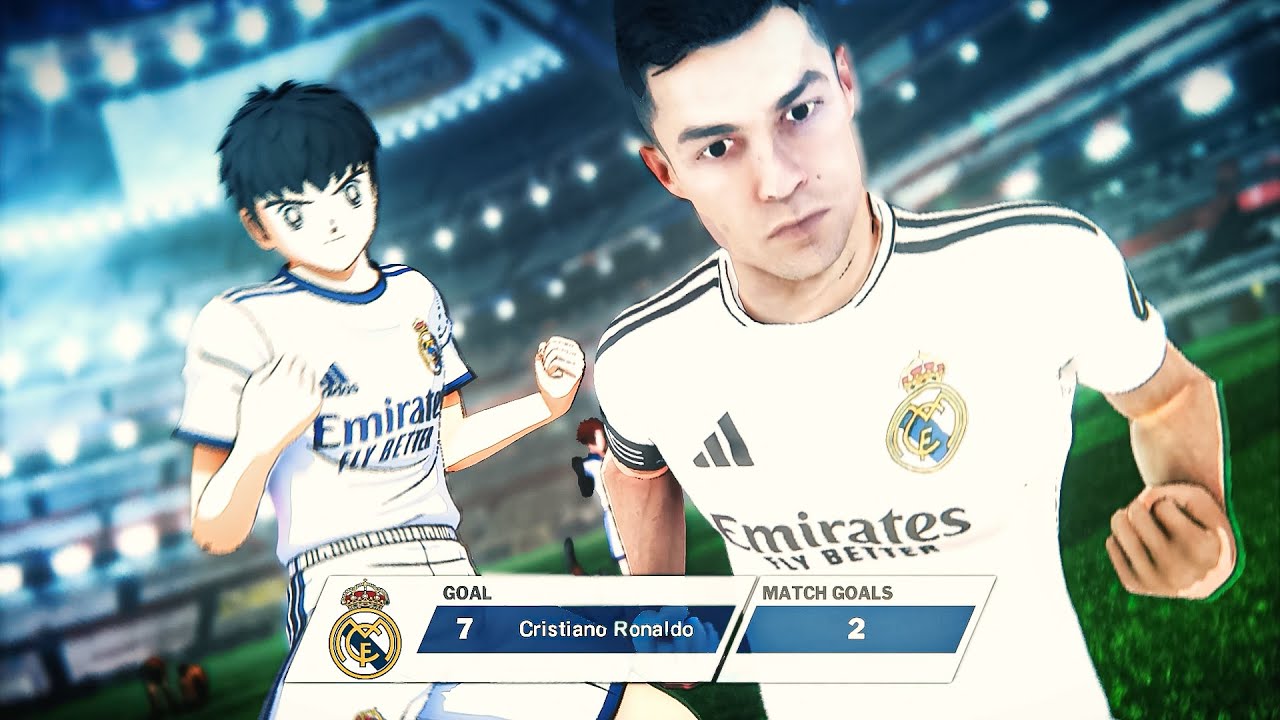 Cristiano Ronaldo vs Captain Tsubasa | Blue Lock x Captain Tsubasa – World Cup 4K60FPS