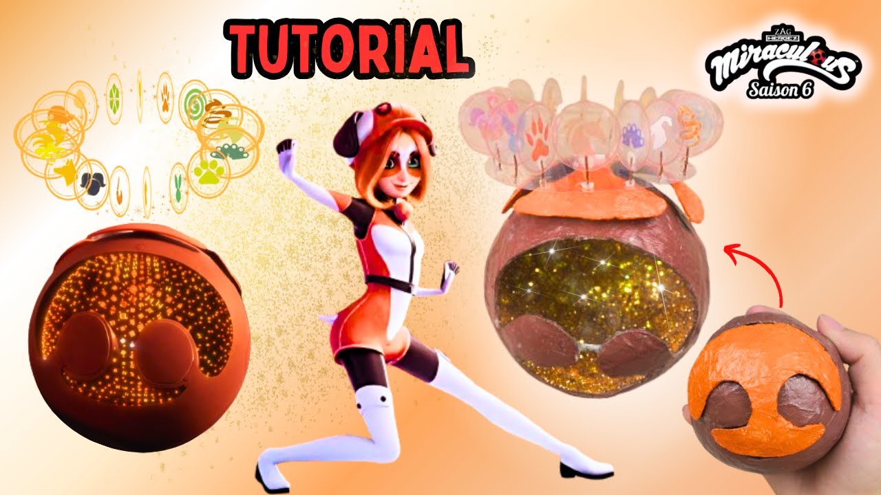 DIY Miraculous Miss Hound Ball from SEASON 6 Miraculous Ladybug - Dog weapon with Call System