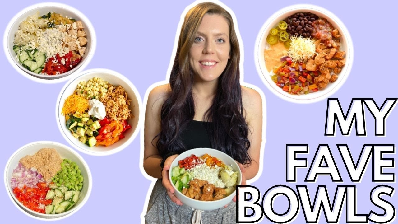 MY FAVORITE QUICK & EASY BOWLS | Meals I Eat to Lose Weight | My Weight Loss Journey