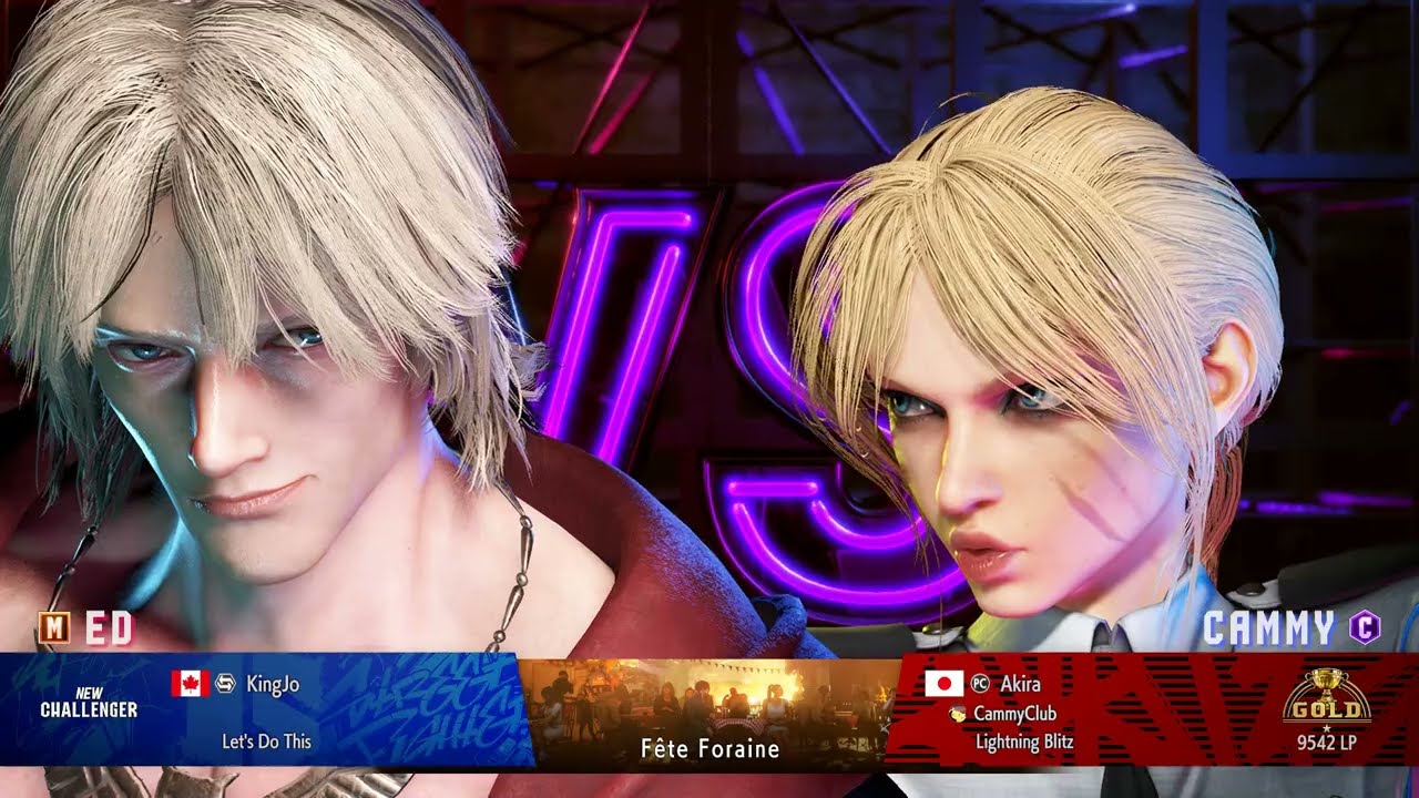 SF6 Akira (Cammy) VS KingJo (Ed) 1