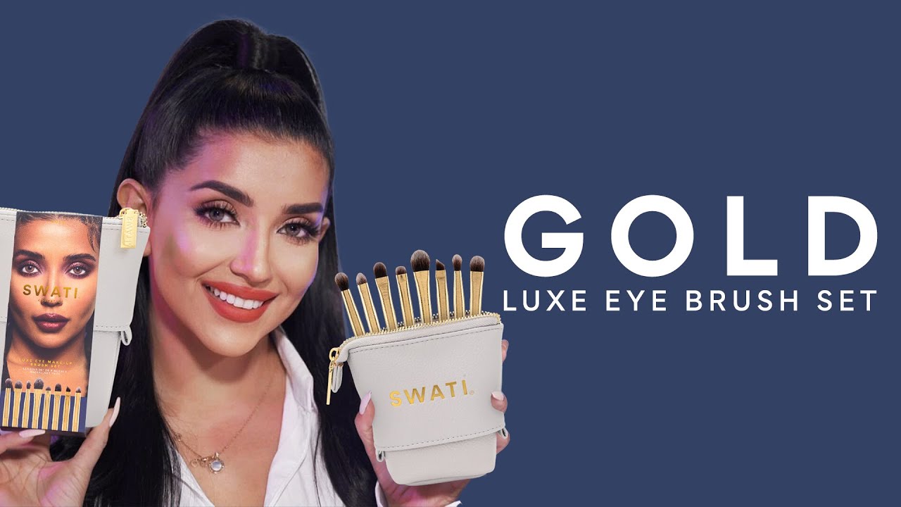 Introducing Luxe Eye Makeup Brush set- GOLD EDITION