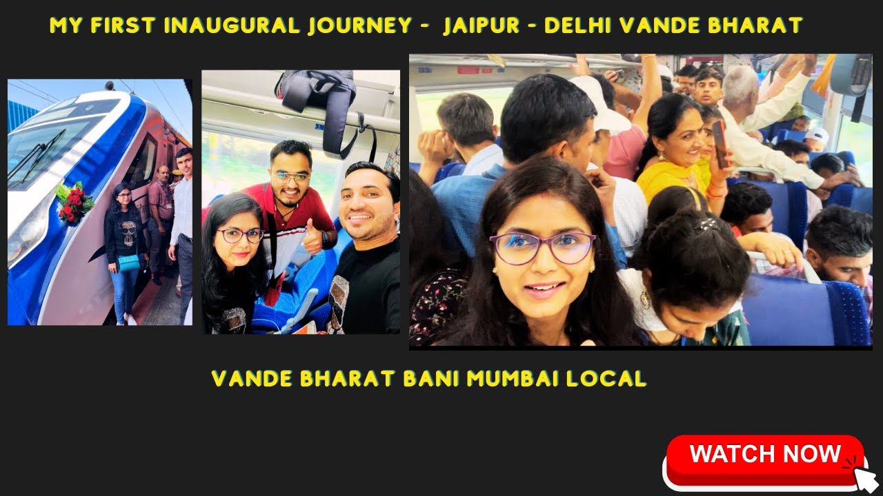 Rajasthan’s First Vande Bharat Inaugural Journey |Vande Bharat Express | Ajmer - Delhi Vande Bharat