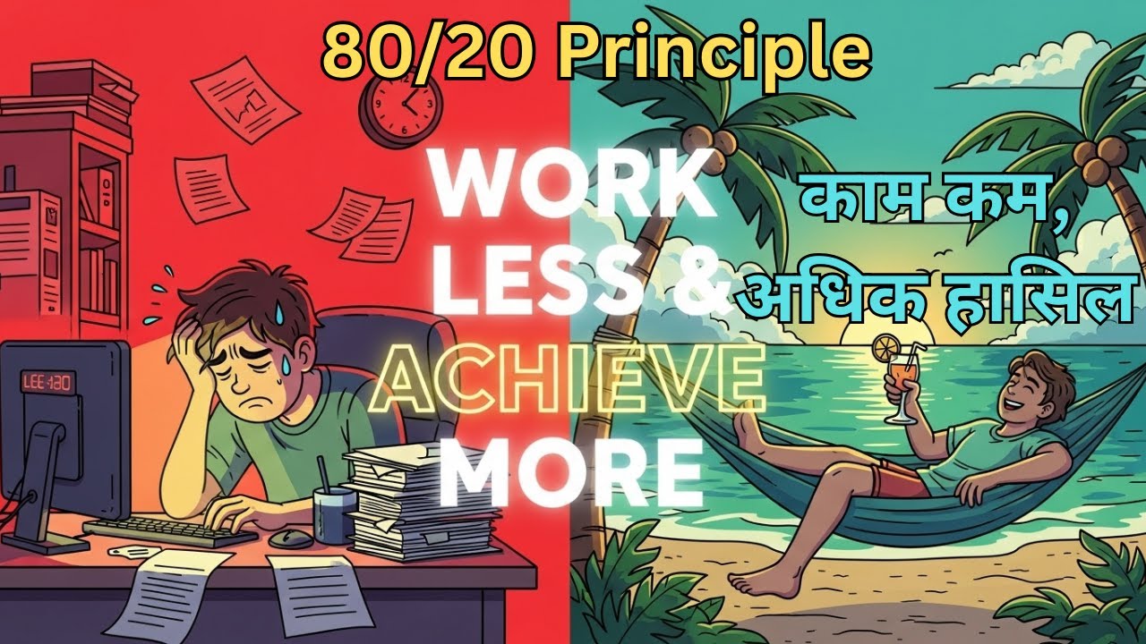 80/20 Principle &mdash; Zyada Kaam, Kam Mehnat | Self help book|#knowmoregrowmore