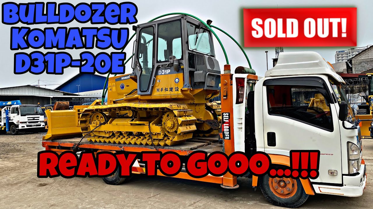 Bulldozer KOMATSU D31P-20E (Cabin) Build Up JAPAN. SOLD OUT ! ! !