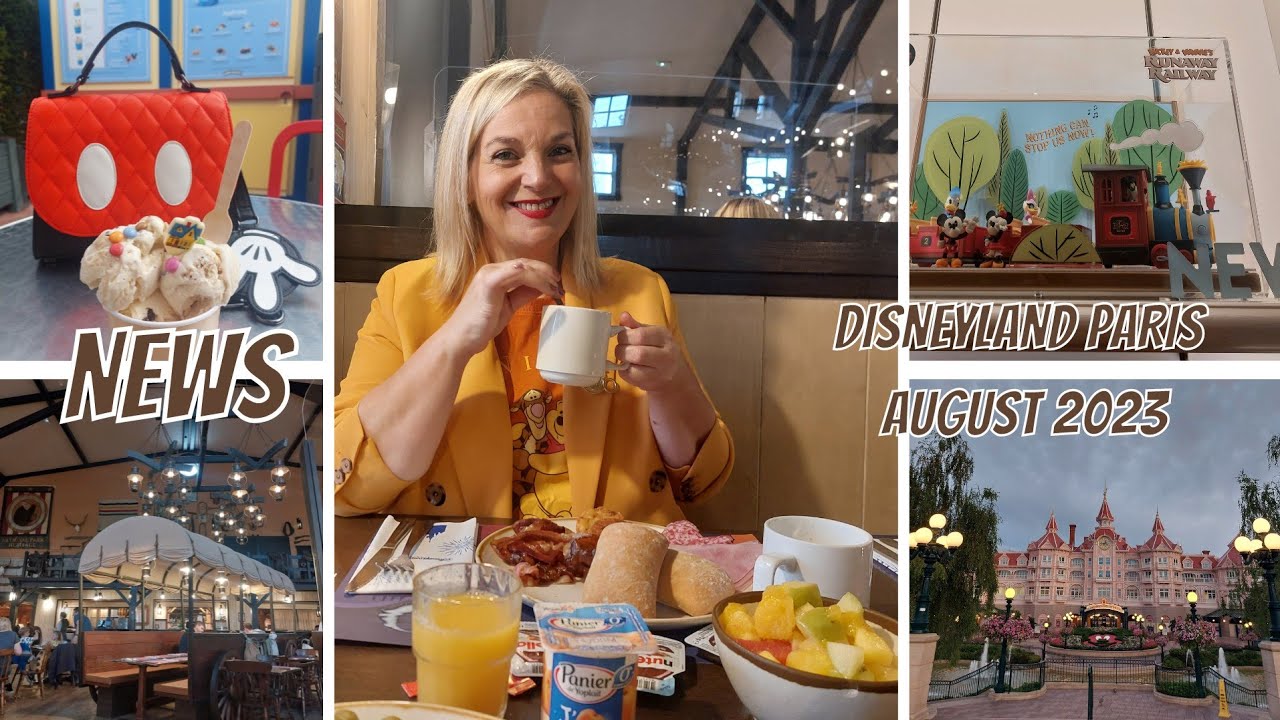 BREAKFAST HOTEL CHEYENNE DISNEYLAND PARIS AUGUST 2023 | NEW MERCHANDISE | BEN & JERRY´S