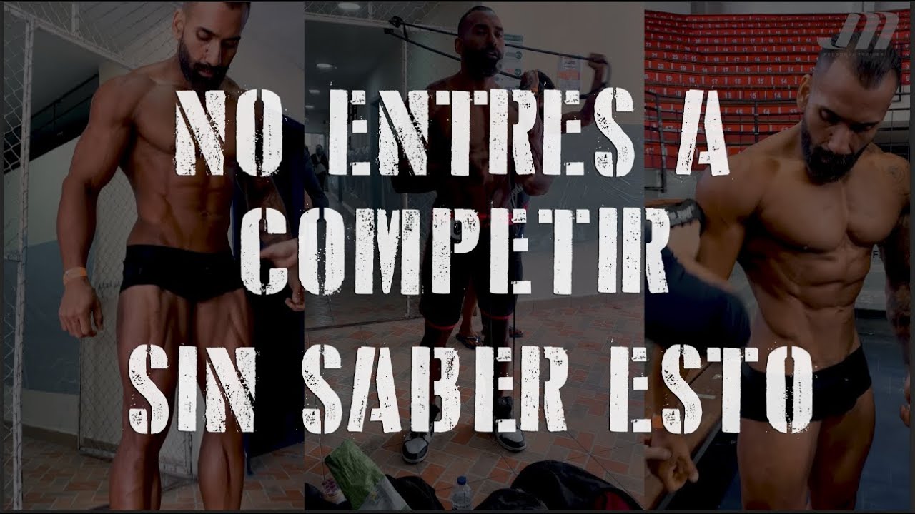 POSES Y CONSEJOS ANTES DE COMPETIR EN MENS PHYSIQUE - JCESARFIT