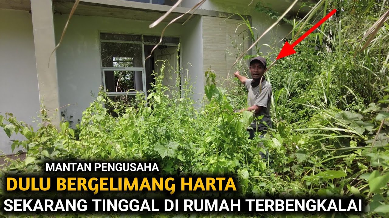 DARI PADA TIDUR DIJALAN, PRIA INI MEMILIH TINGGAL DIRUMAH TERBENGKALAI !!