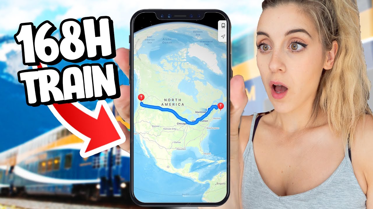 J'ai fais le plus long trajet en train d'Amérique! (168h) | DENYZEE