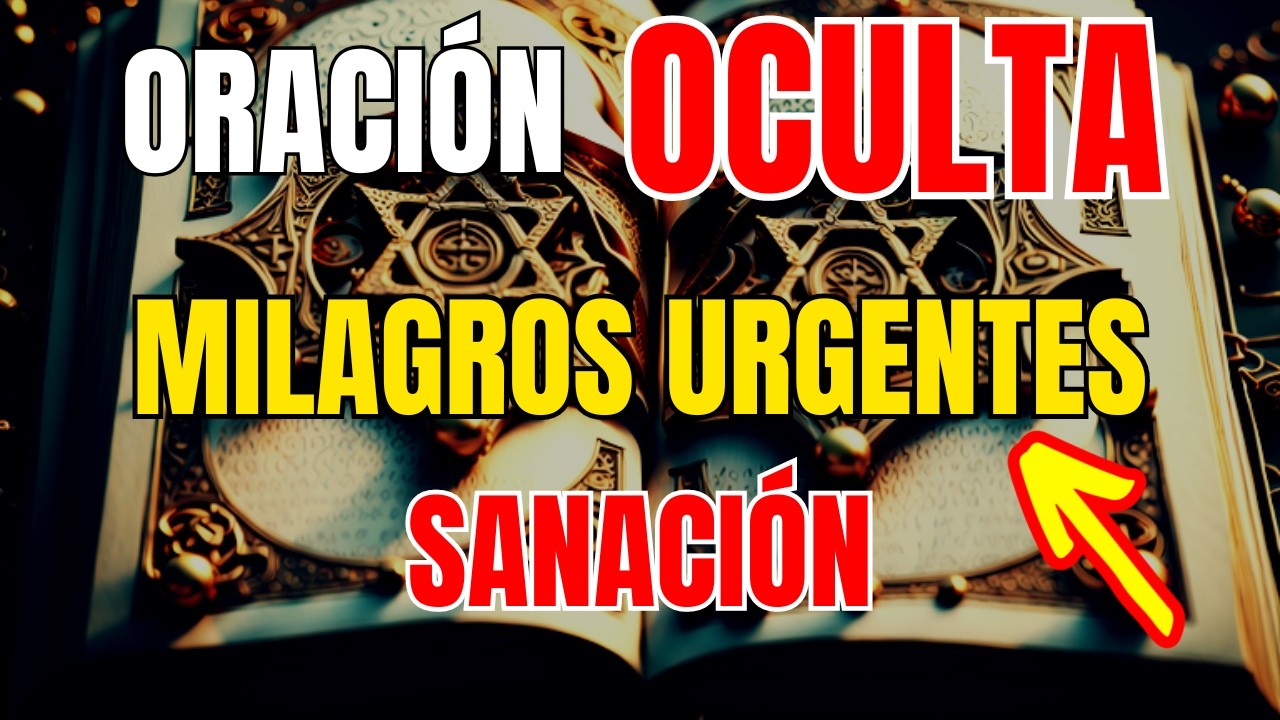 ORACIÓN MILAGROSA PARA SANARNOS DE CUALQUIER ENFERMEDAD O MALESTAR DEL CUERPO!