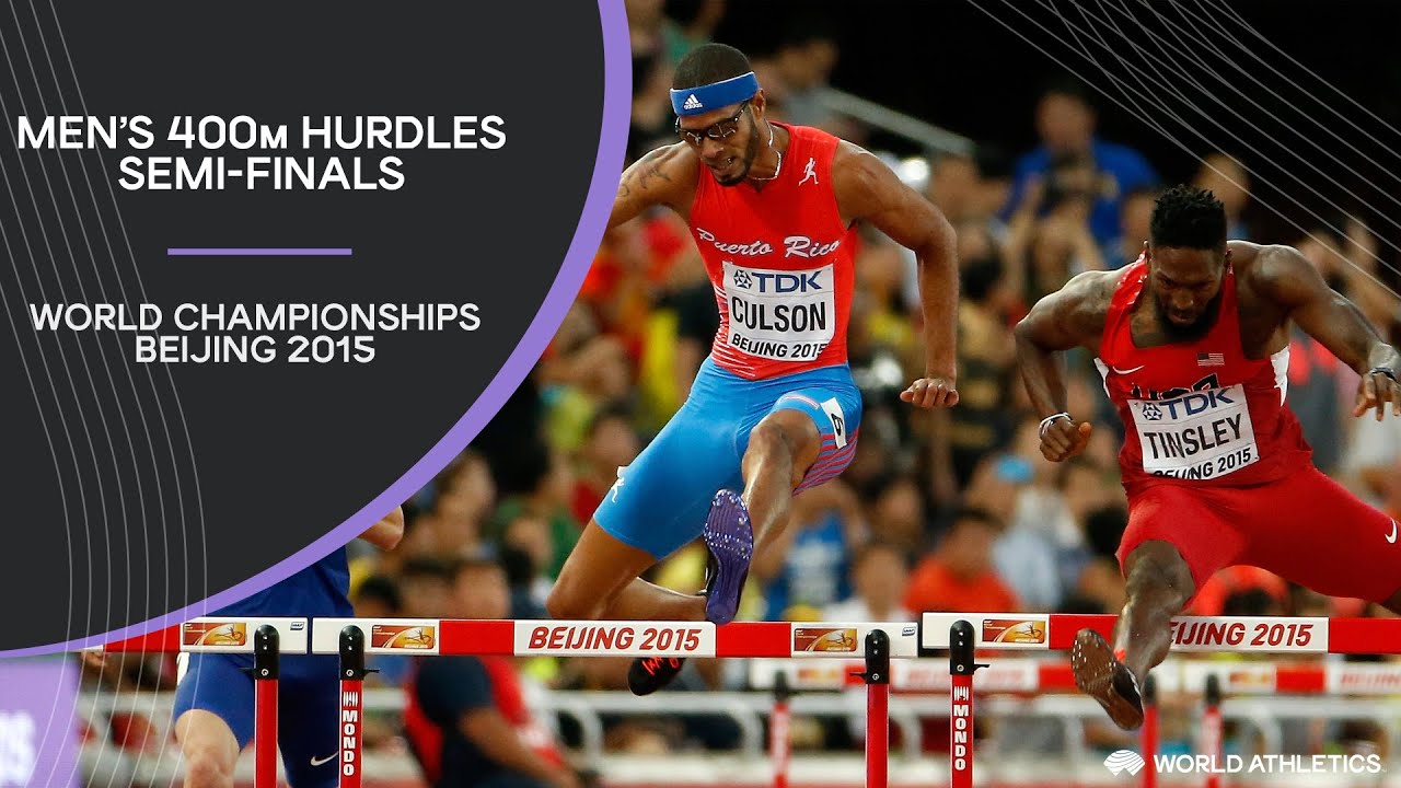 Men's 400m Hurdles Semi-Finals Beijing 2015 | World Athletics Championships Beijing 2015