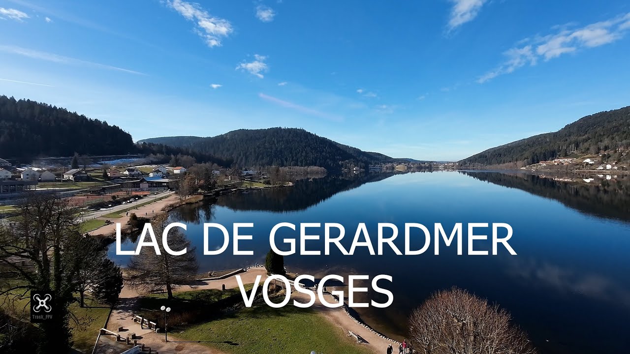 LAC DE GERARDMER Vue du ciel #vosges