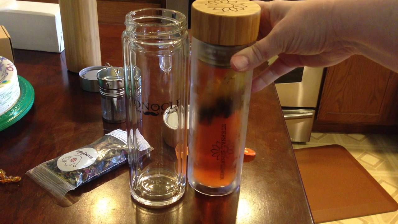 Review of Monocle Tea Infuser Glass Tumbler