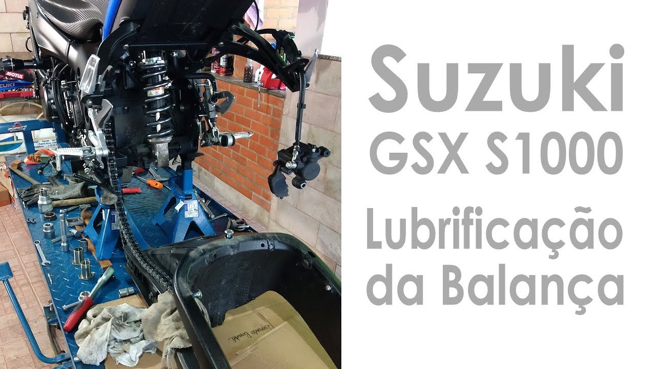 Suzuki GSXS1000 Lubrificação da Balança Swingarm Lubrification GSX S1000