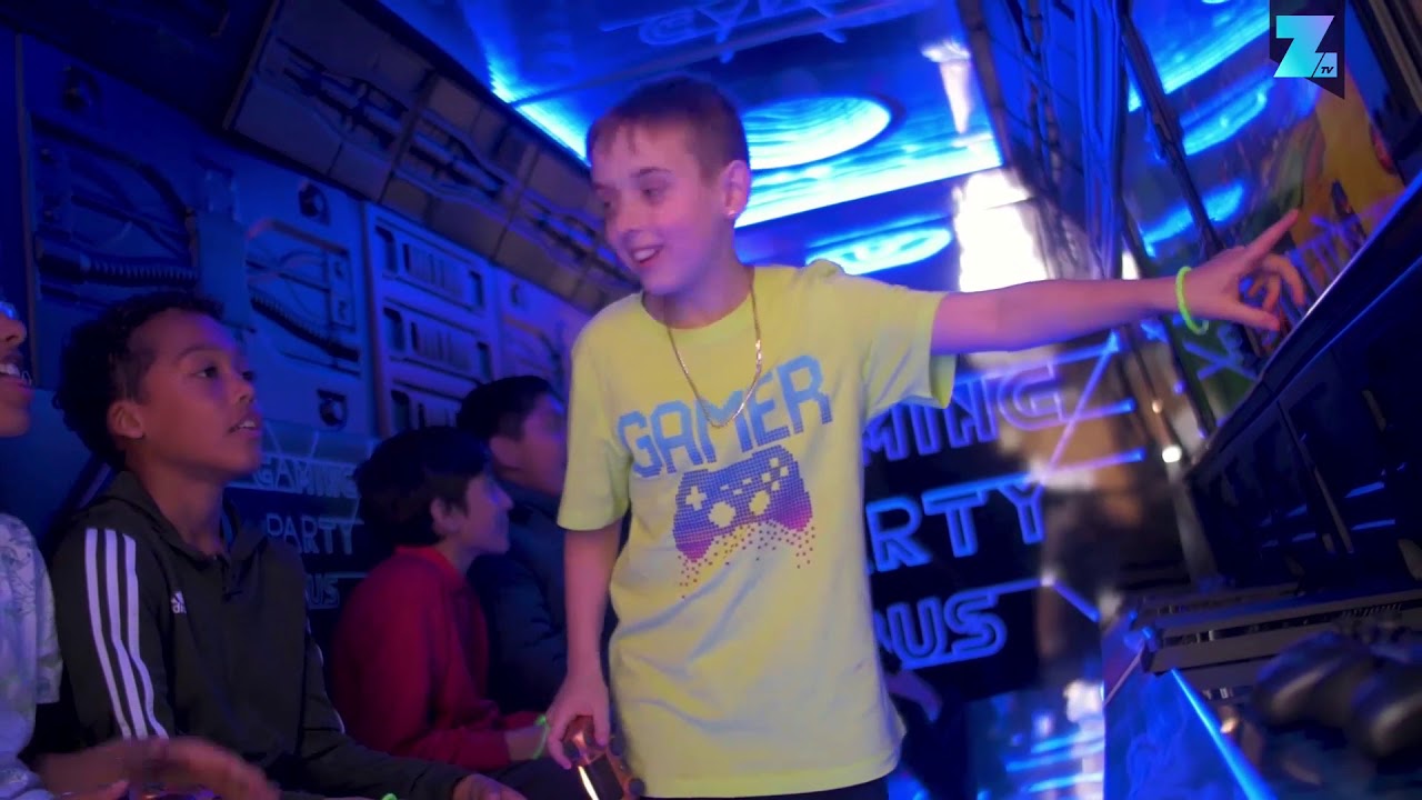 Gaming Party Bus - Zoom TV Episode
