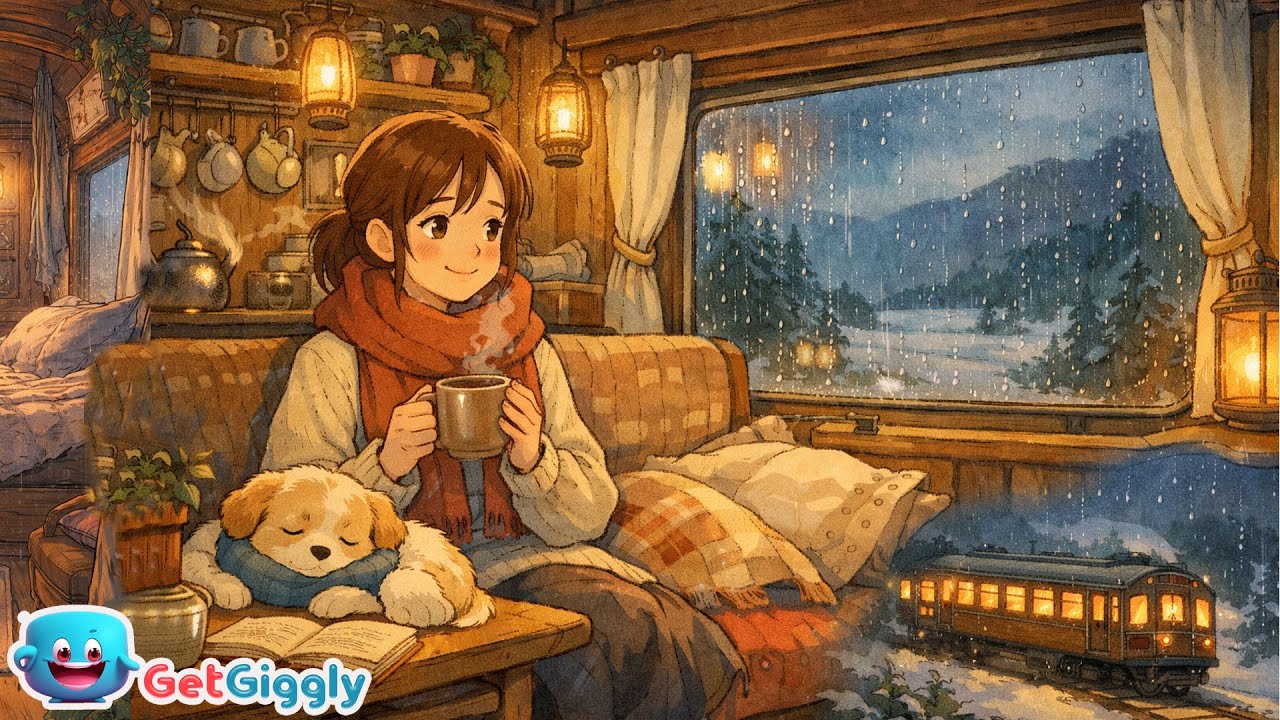 A Full Day Living in a Cozy Train Home  | Ghibli-Inspired Winter Routine | Silent Slow Life