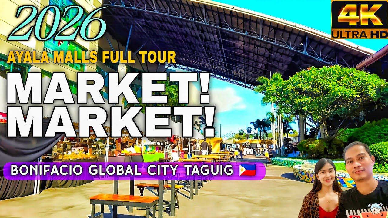Inside Market! Market! BGC 2026 🇵🇭 | Amazing Street Food & Ayala Malls Full Walking Tour In 4K