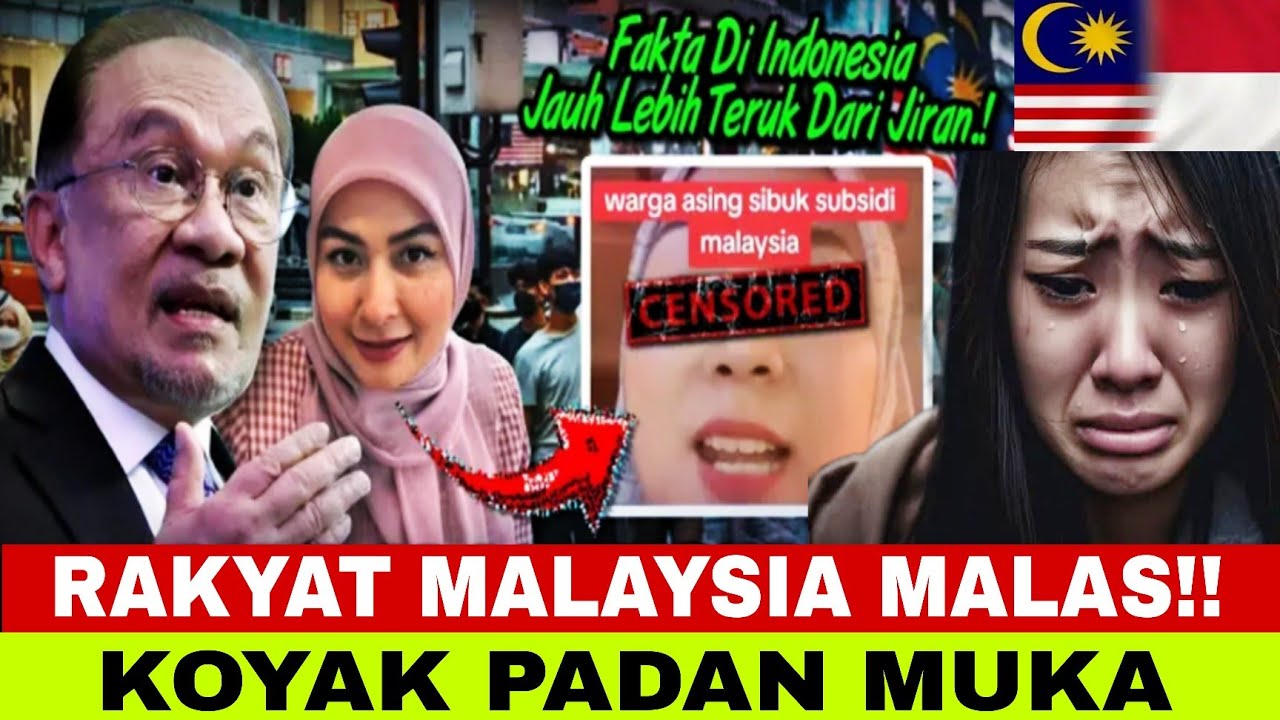 RAKYAT MALAYSIA MALAS⁉️ MELAMPAU WANITA INDO KENA KECAM
