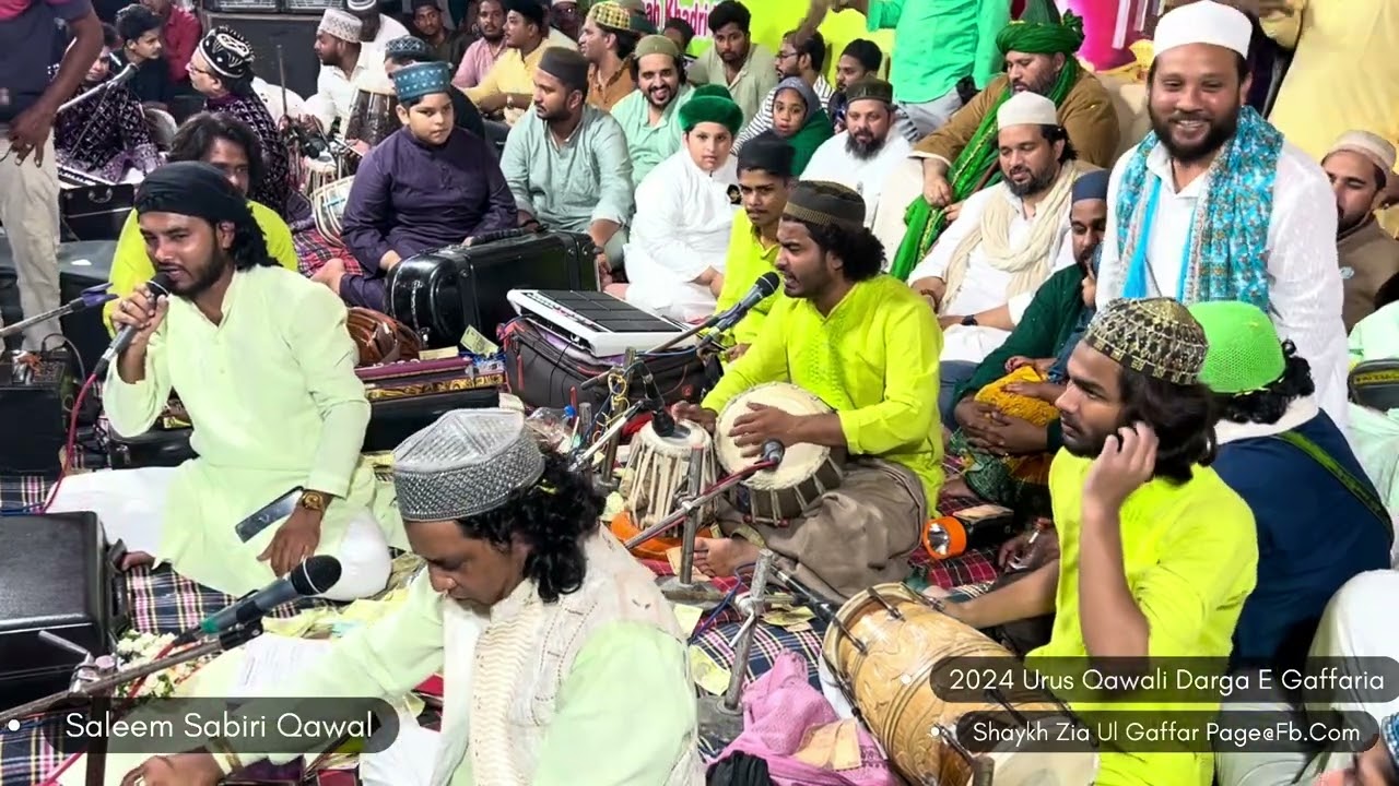 Jisey Tu Nawazey Murshid || 2024 Urus #qawali Darga E Gaffaria 🌙 || Saleem Sabiri Qawal #qawalivideo