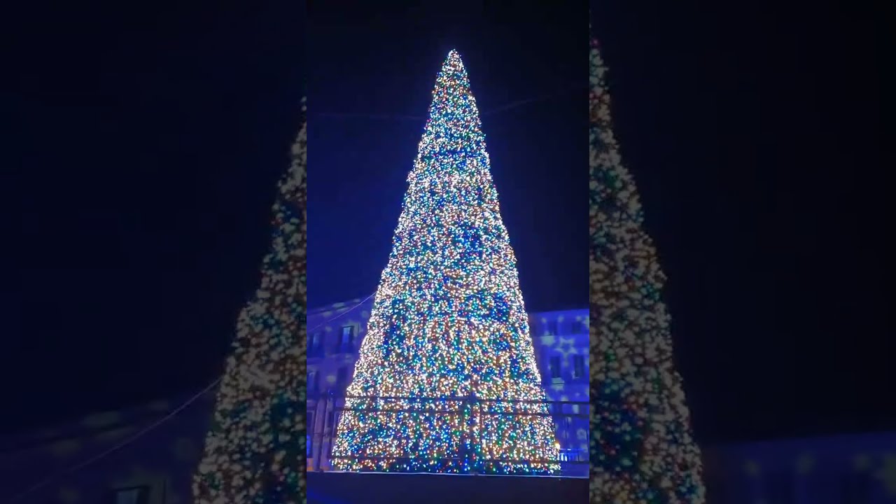 Bari, Italy - Christmas lights slow walk in the city of St. Nicholas (Santa Claus) | December 27
