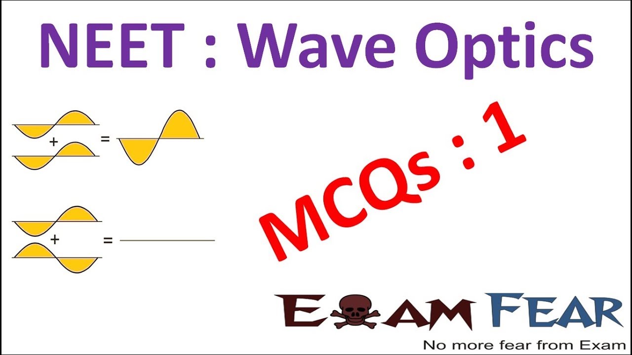 NEET Physics Wave Optics : Multiple Choice Previous Years Questions MCQs 1