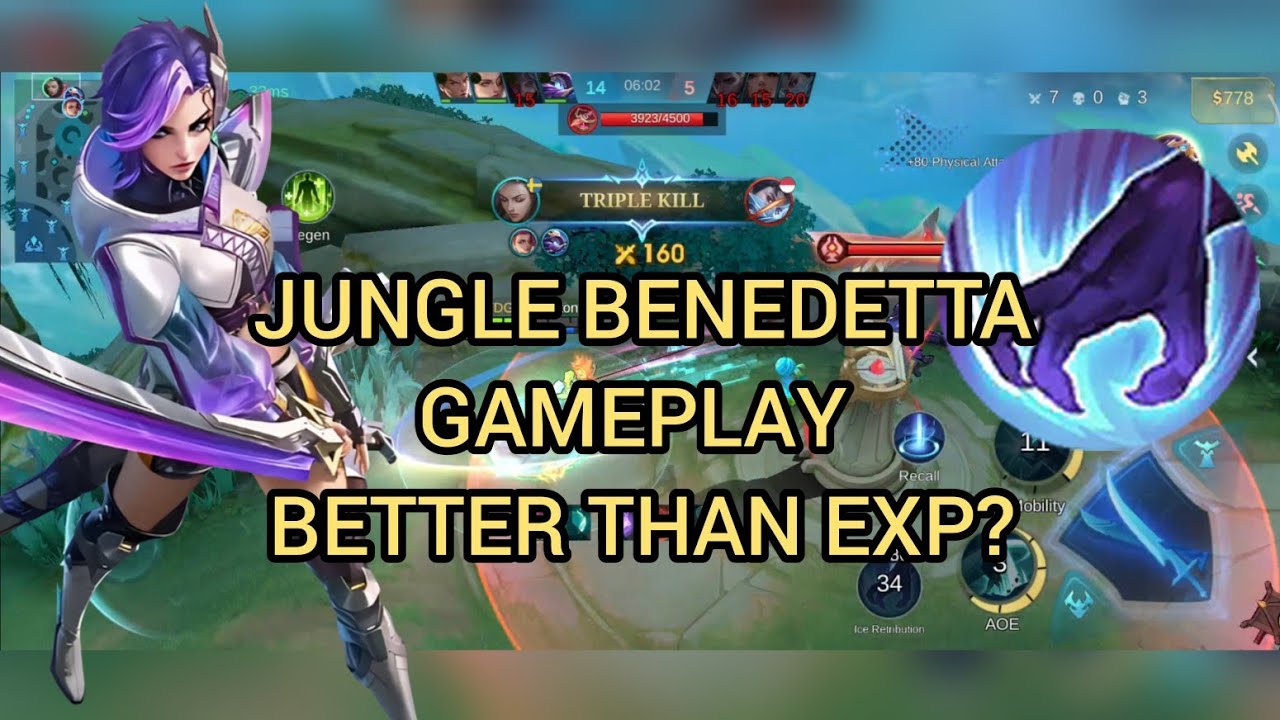 IS BENEDETTA JUNGLE ACTUALLY BETTER THAN EXP⁉️ #benedetta #junglegameplay #gameplay 