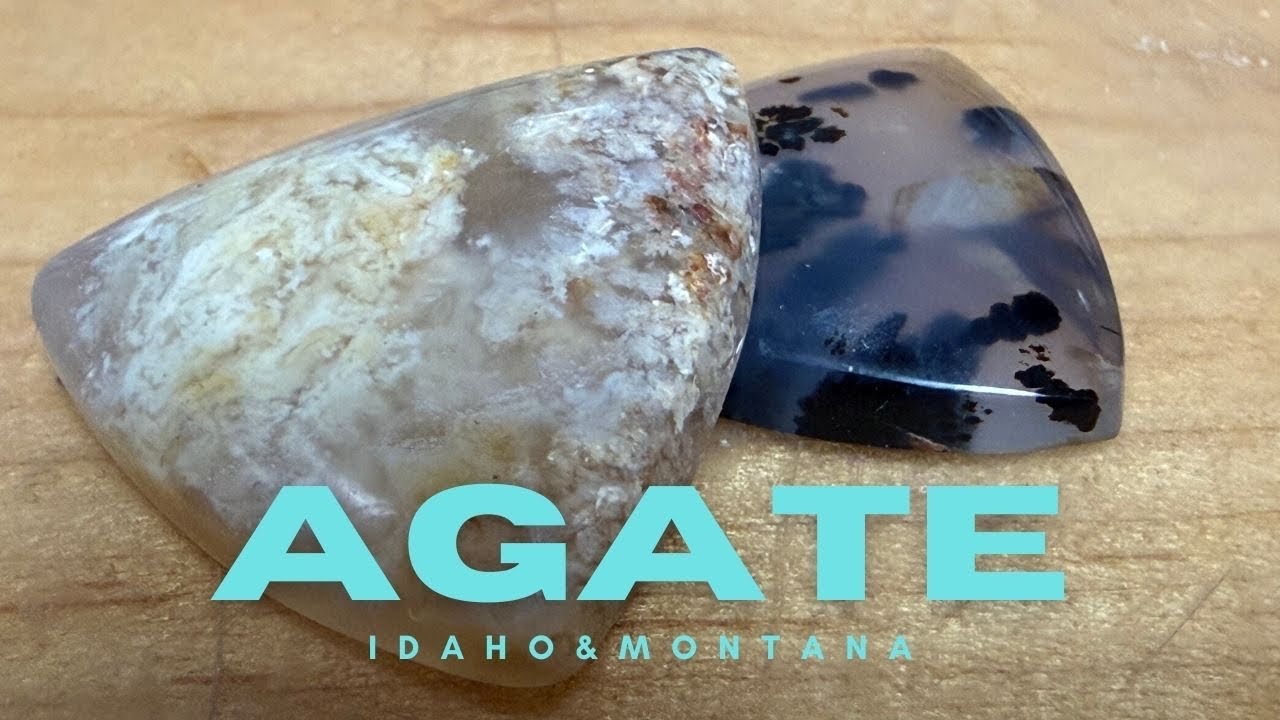 Моховой агат из Айдахо и Монтаны