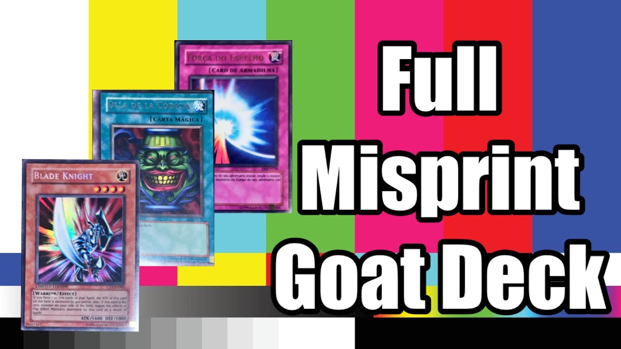 Goat Format - FULL MISPRINT Warrior Deck Profile 
