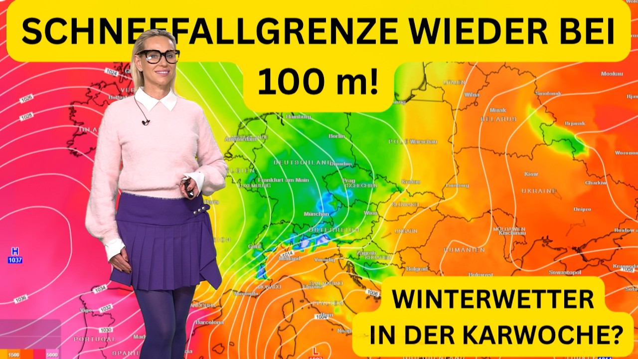 Wahnsinn: Jetzt kommt K&auml;lte-Knall 2.0! Karwoche mit Schnee bis 100 Meter - droht der Oster-Winter?