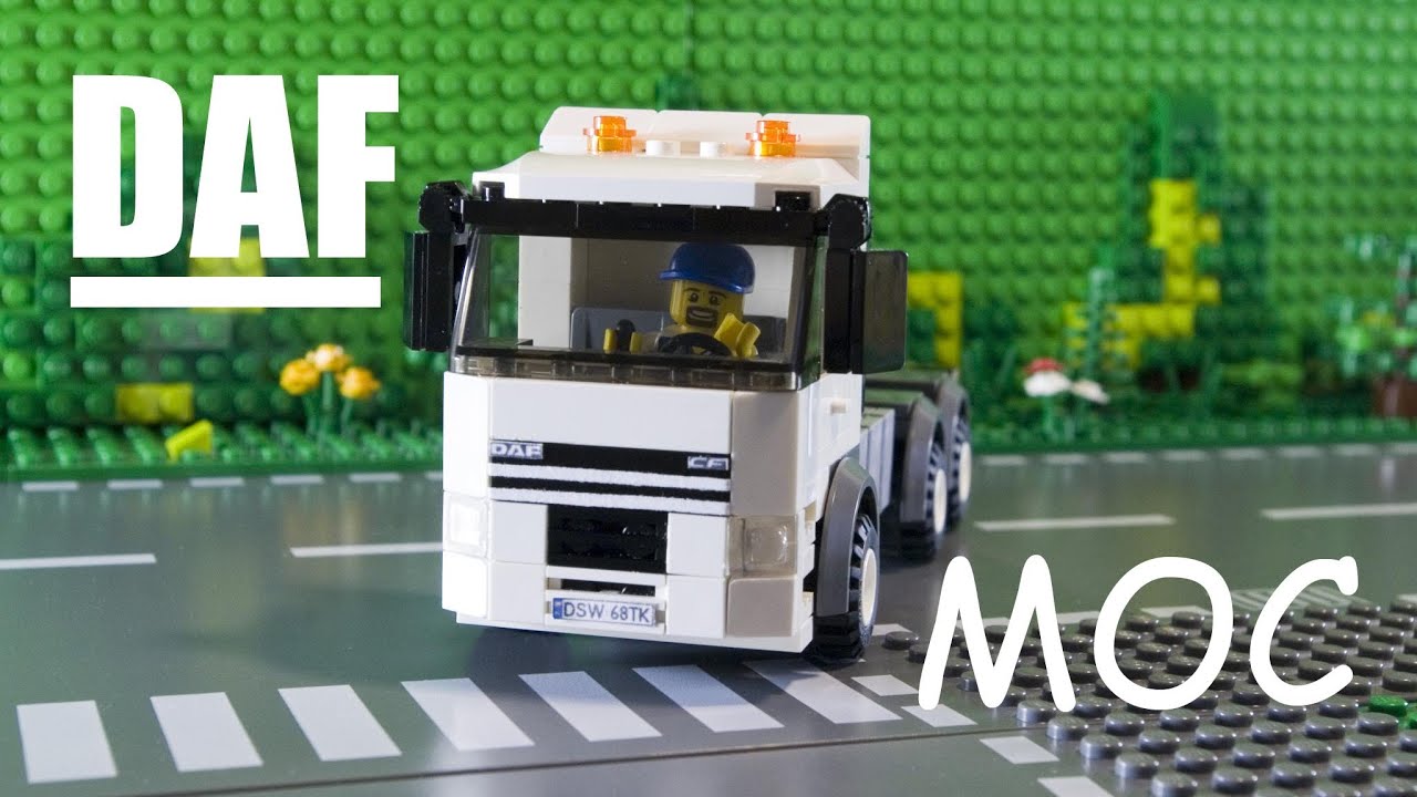 Lego truck DAF CF 85.460 6x4 MOC - Build - Tutorial - lego stop motion