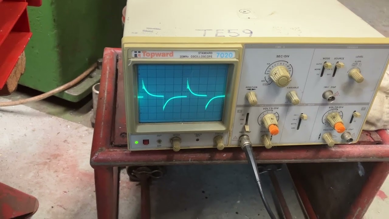 Toy Train 4QD oscilloscope