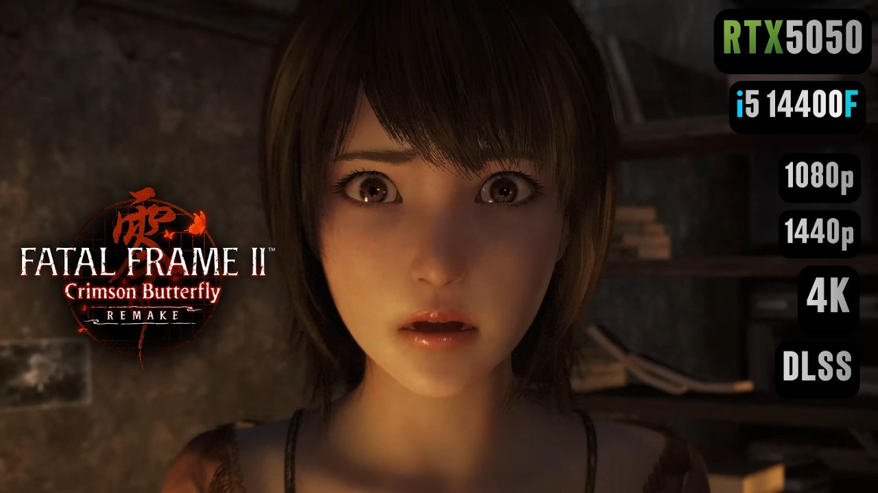 RTX 5050 Fatal Frame 2 Crimson Butterfly REMAKE | Fatal Frame 2 REMAKE RTX 5050 & i5 14400F