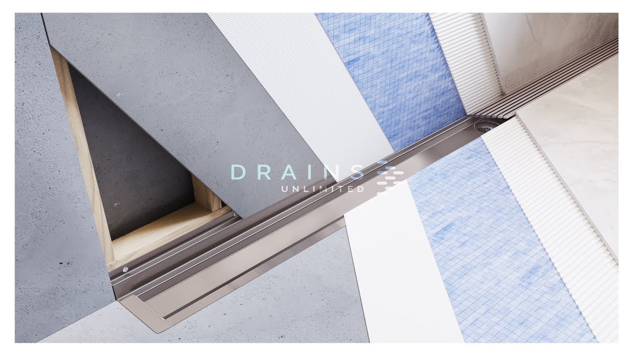 Drains Unlimited DUFR Series: Wall Mounted Linear Floor Drain