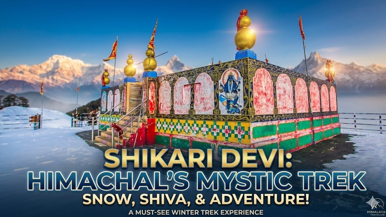 The Janjehli to Shikari Devi trek is a popular hiking route in Himachal Pradesh #shikaridevi