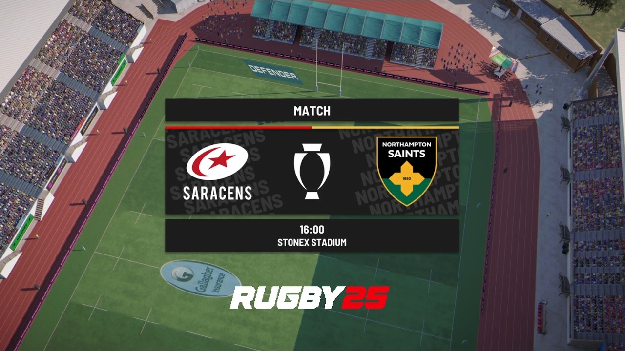 Rugby 25 - Saracens vs Northampton