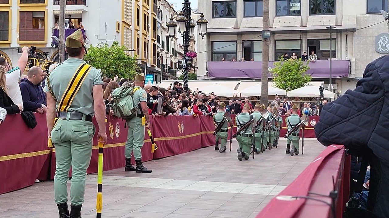 Legión Española en Algeciras. Plaza alta. 2022