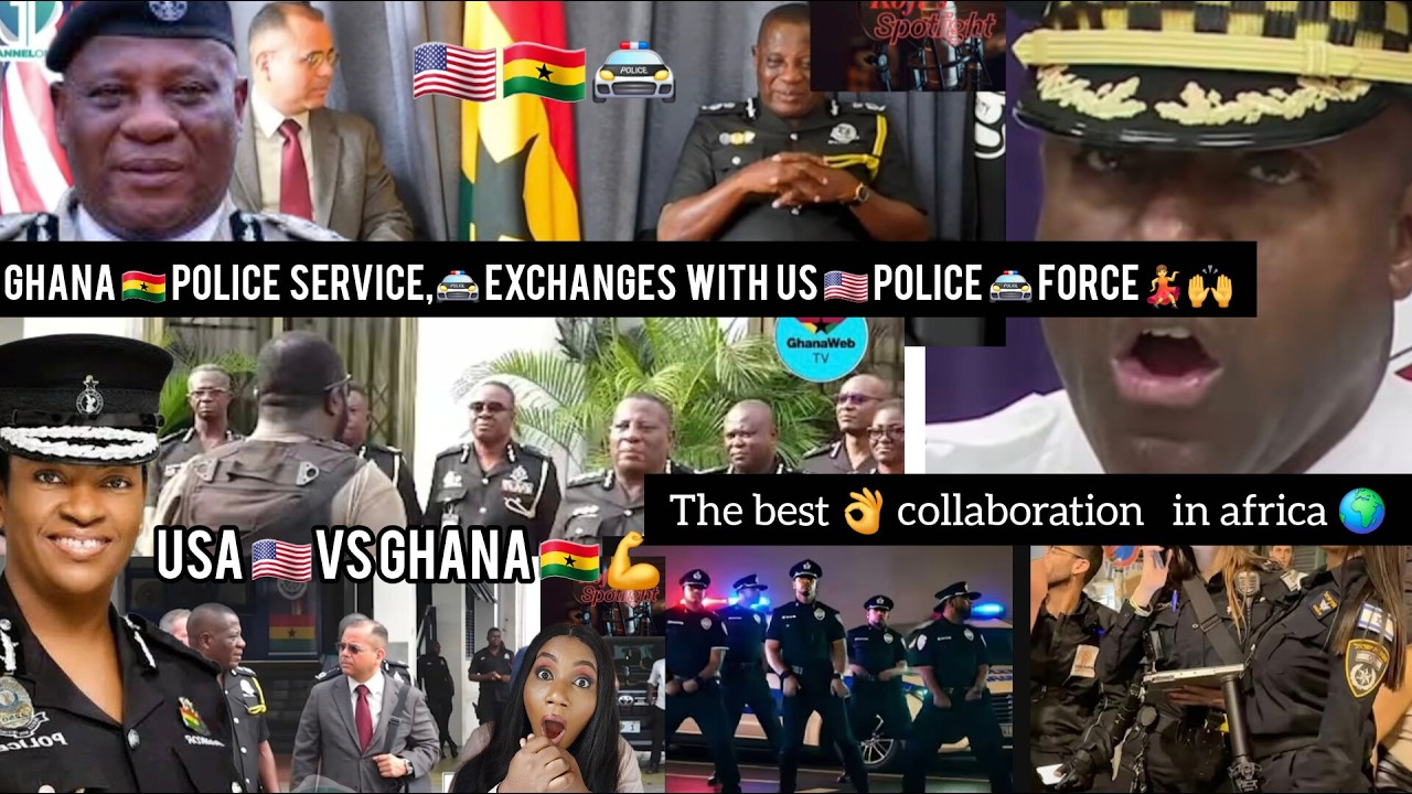 GHANA🇬🇭IS LIT🔥💃AS AMERICAN🇺🇸POLICE STORM🔥GHANA FOR EXCHANGE PROGRAMME.