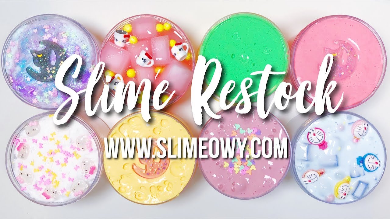 SLIME RESTOCK: NEW CLOUD & JELLY CUBE! May 26th