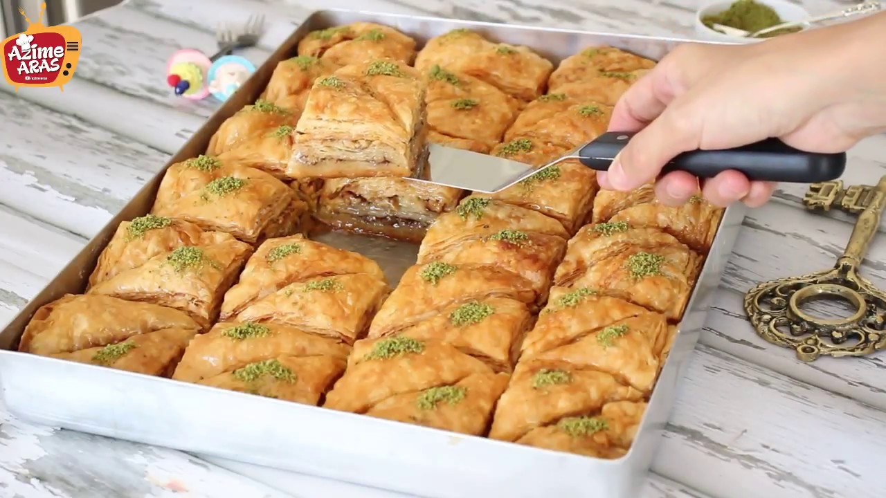 Deneme Rekoru Kıran  Sadece 4 BEZE İle YARIM Saatte Baklava BUNDAN DAHA KOLAYI YOK /Azime Aras