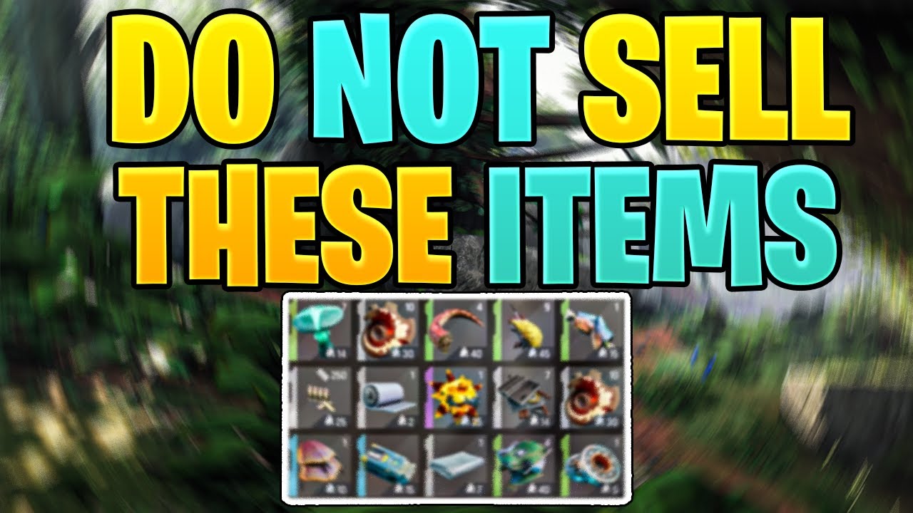 Do Not Sell these Items in The Cycle Frontier | Full Guide