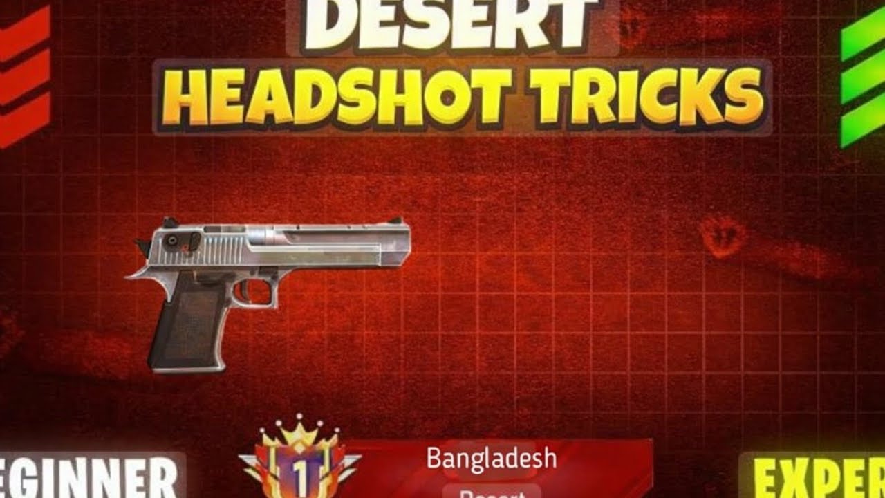 🔥 Desert Headshot Tricks🔥 । Desert ff। Desert sensitivity 🔥