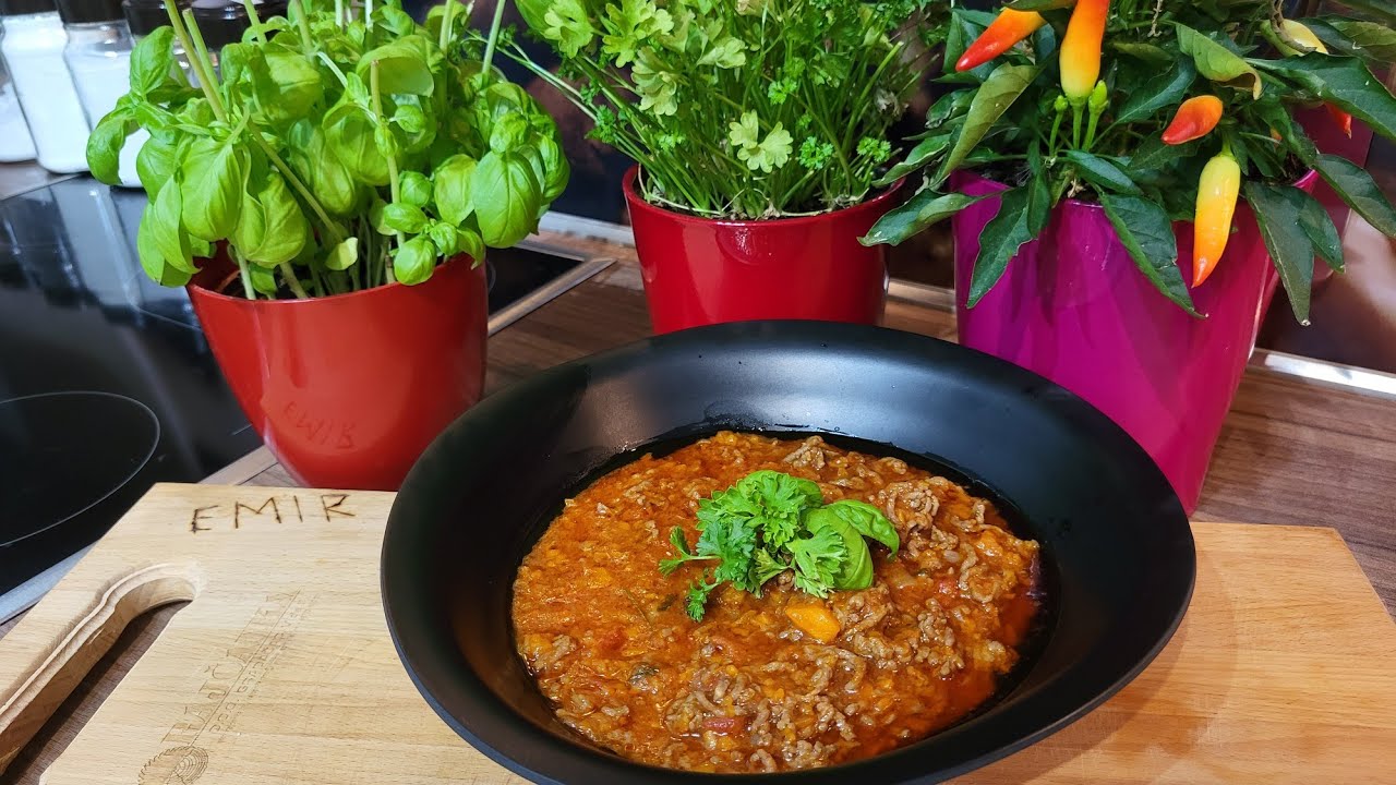 UMAK/SOS OD MLJEVENOG MESA*idealan za tjestenine ili rižu*ručak za 30min