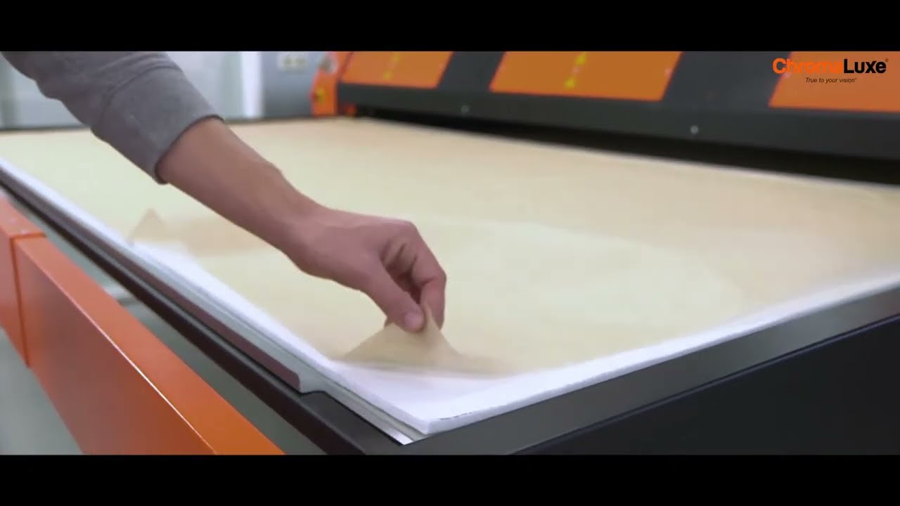 ChromaLuxe Metal Prints Sublimation Process