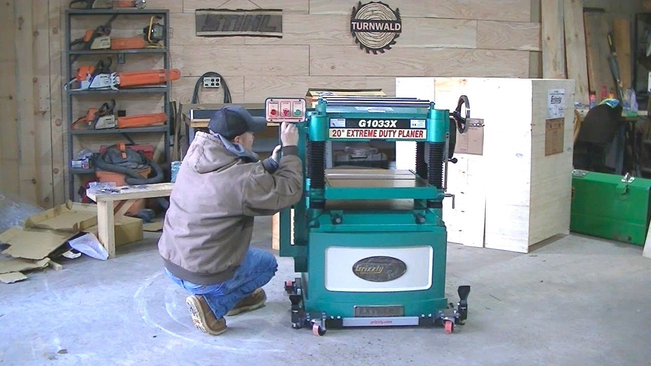 Grizzly G1033X 20 Inch Helical Head Planer - New Tool At the Sawmill
