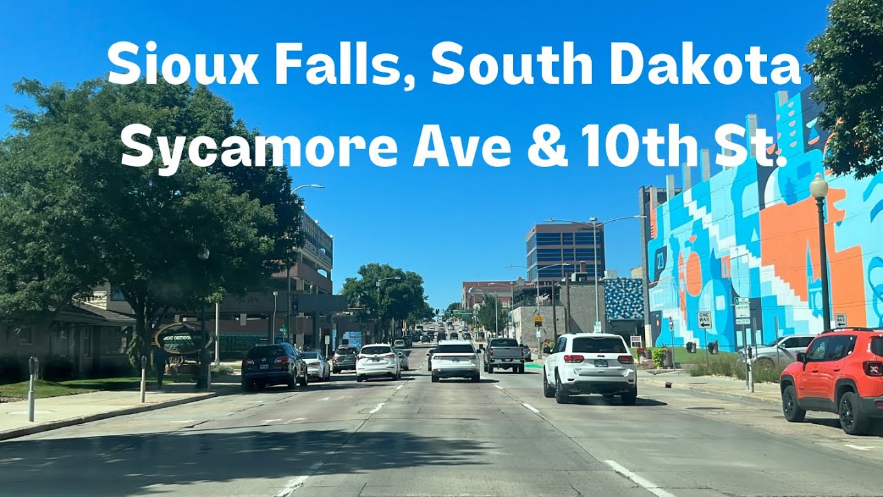 Driving Around Sioux Falls, South Dakota: Sycamore Ave. and 10th St.